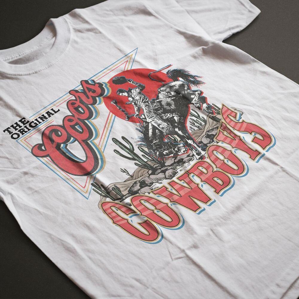 Style The Coors Beer Cowboy Women_S Scoop T Shirt